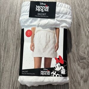 Disney Minnie Mouse Skirt Skort Women's Elastic Waist XL Soft Stretch Comfy
